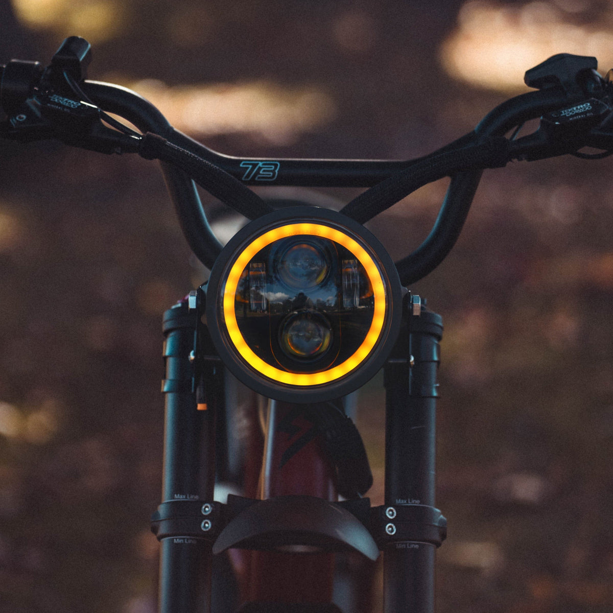 Halo Headlight Kit For SUPER73 [Amber] – Custom-Ebike