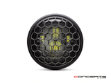 7" Matte Black LED Honeycomb Headlight - ONE LEFT IN STOCK