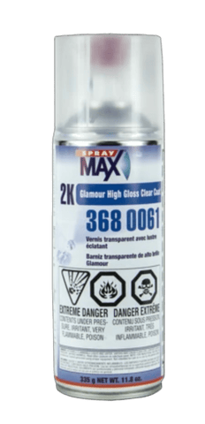 Spray Max 2K Clear Coat Glamour Hi Gloss Satin Matte