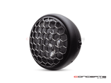 7" Matte Black LED Honeycomb Headlight