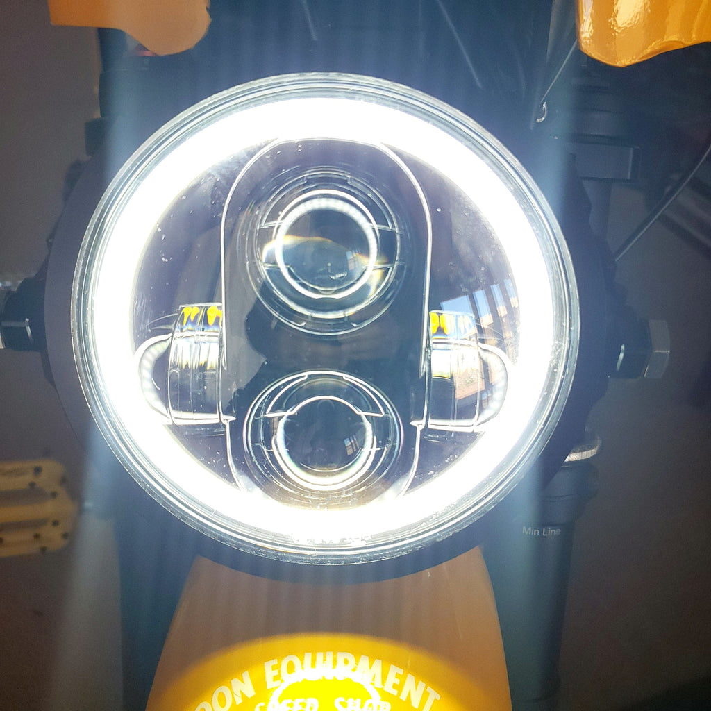 5.75 Inch HALO LED Headlight – Custom-Ebike