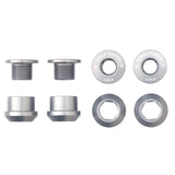 Set of 4 Chainring Bolts+Nuts for 1X by Wolf Tooth