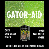 Lime Green Flake Spray Paint Roth Flake rattle bomb 