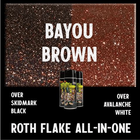 Brown Flake Spray Paint Roth Flake rattle bomb 
