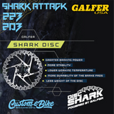 GALFER SHARK RACING BICYCLE FRONT / REAR DISC ROTOR 203