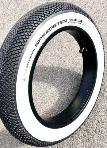 Vee Speedster Whitewall 20 x 4 inch Tire for Ebikes