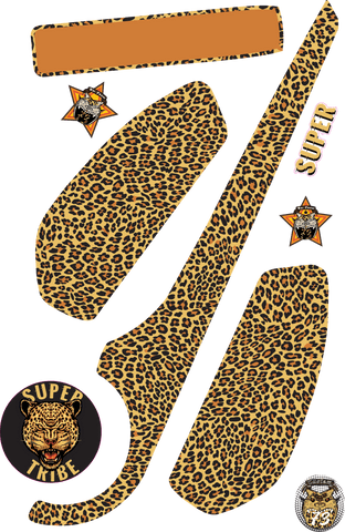 Super73 Decal Leopard Pattern