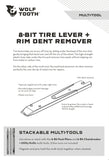 8-Bit Tire Lever + Rim Dent Remover Multi-Tool by Wolf Tooth Components